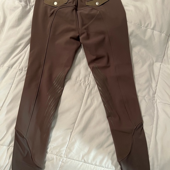 NWT Samshield taupe Mathilde equestrian breeches, size 24 - Picture 5 of 10